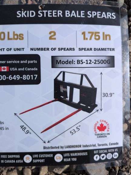 Skid Steer Bale Spear image