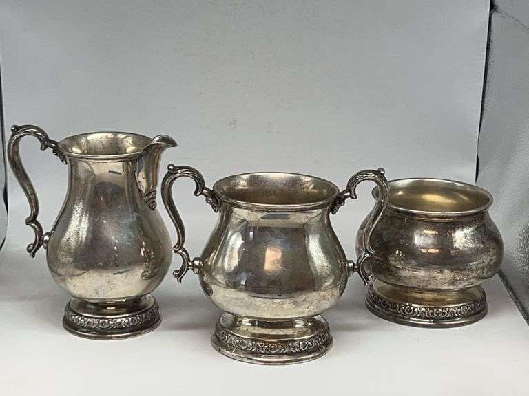 Internation Silver Company Prelude Sterling Silver Coffee Set 638 Grams image