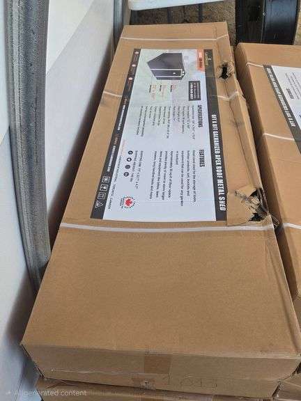 6'x8' Galvanized Apex Roof metal Shed image