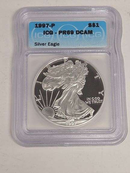 1997 P Liberty Eagle PR69 image