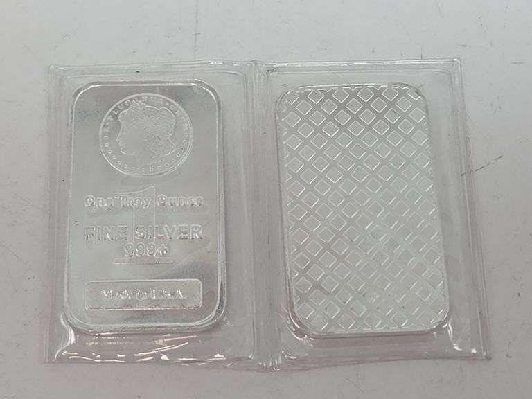 2 1OZ Silver Bars .999 Fine Silver image