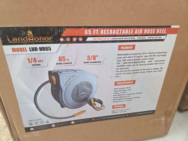 65ft Retractable Air Hose Reel image