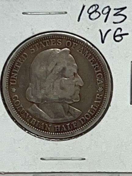 1893 Columbian Half Dollar VG Condition image