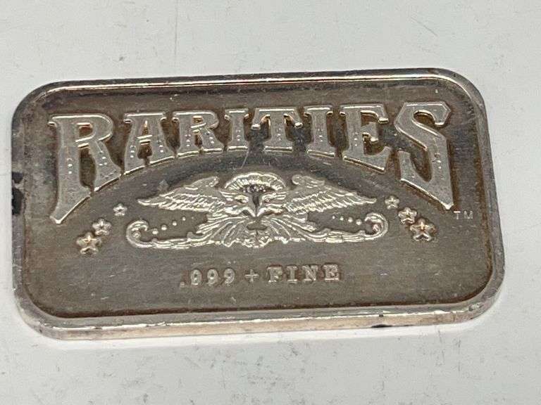 1 Rarities 1 OZ Silver Bar .999 Fine Silver image