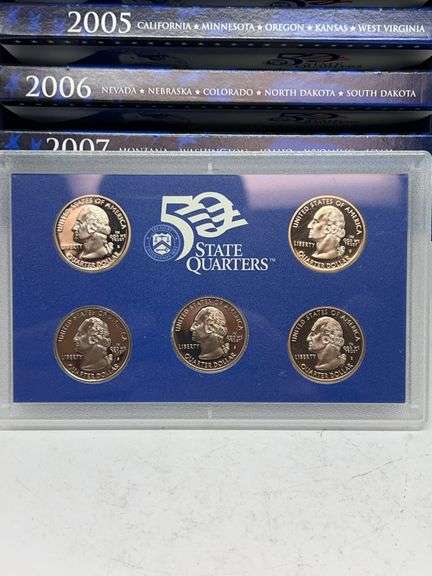 1999 - 2008 United States Mint State Quarter Proof Sets image
