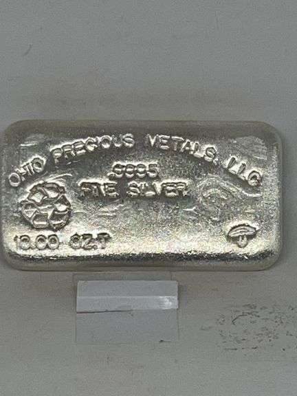 10 oz Ohio Precious Metals. LLC .9995 Fine Silver Bar image