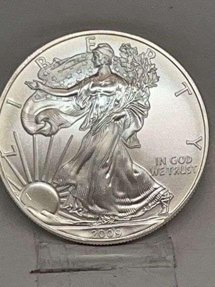 (2) 2000 Silver Eagle Dollar 1oz Fine Silver image