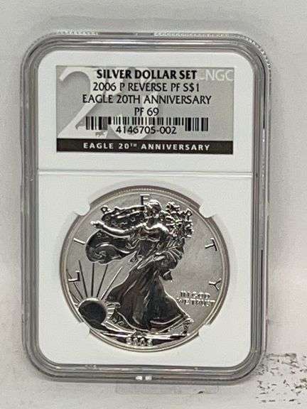 1 2006 P Reverse Eagle 20th Anniversary PF 69 image