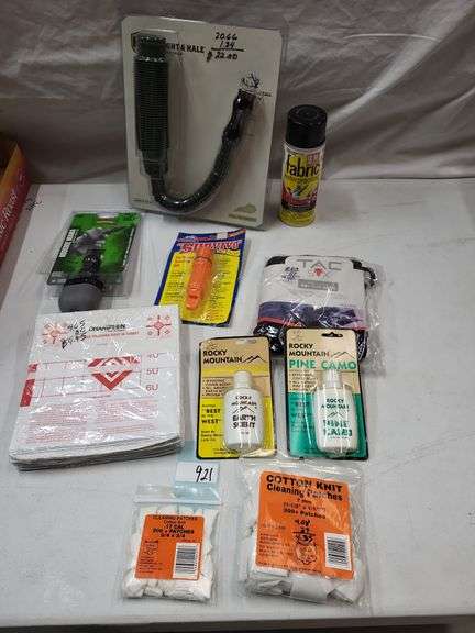 Elk calls, whistle 42" gunsock, precision targets, cleaning patches fabric waterproofing, hunting scents image