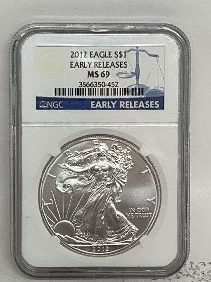 2012 Silver Eagle MS69 image