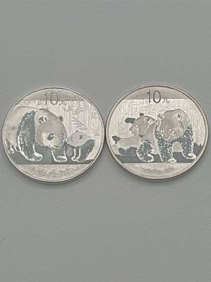 2010-2011 Chinese Panda Yuan .999 Silver Round image