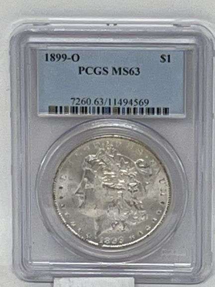 1899 O Morgan PCGS MS 63 Coin image