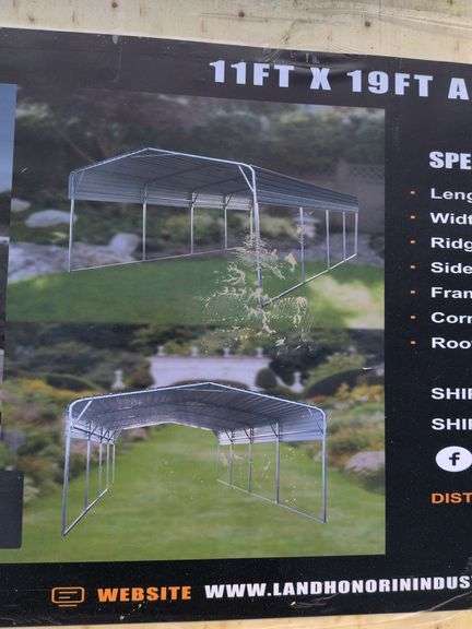 11'x19' All-Steel Carport image
