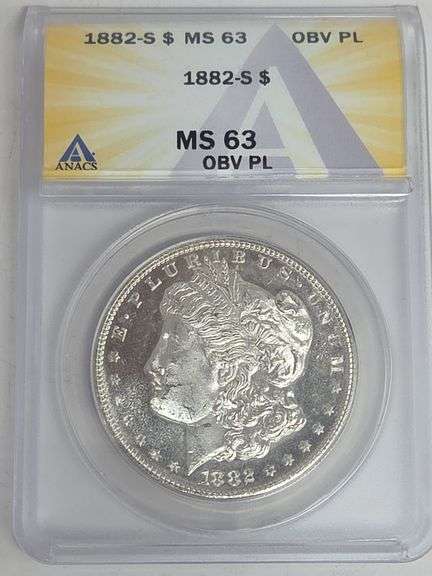 1882 S Morgan MS63 OBV PL image