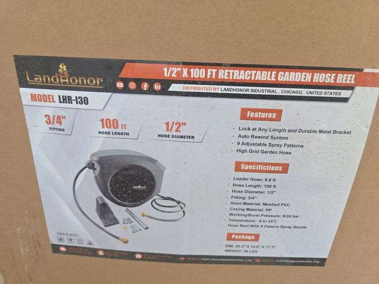 Retractable Garden Hose Reel image