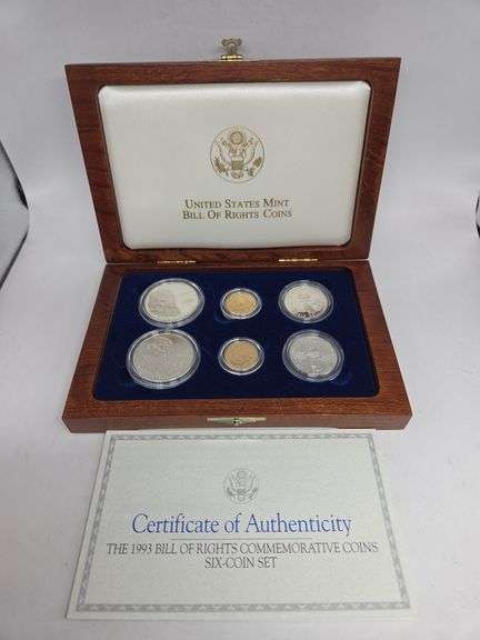 United States Mint Bill Of Rights Coins image