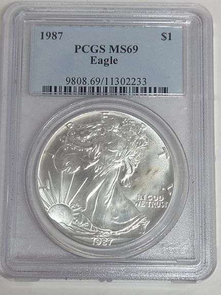 1987 Silver Eagle MS69 image