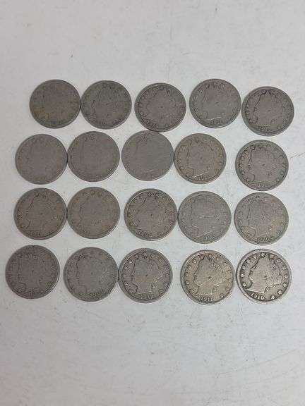 20 V Nickels Various Dates image