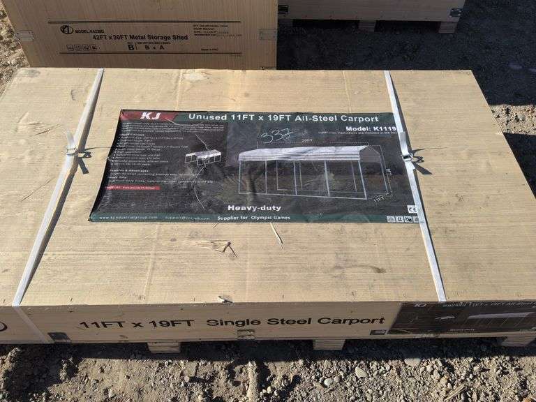 11ft x 19ft All-Steel Carport image