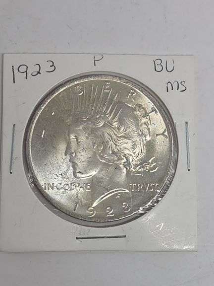 1923 P Peace Dollar BU image