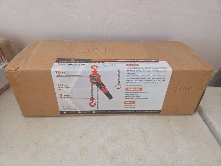 2-Ton Lift Hand chain Lever Hoist image