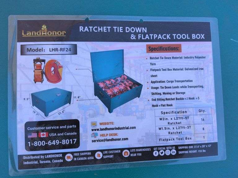 Ratchet Tie Down & Flatpack Tool Box image