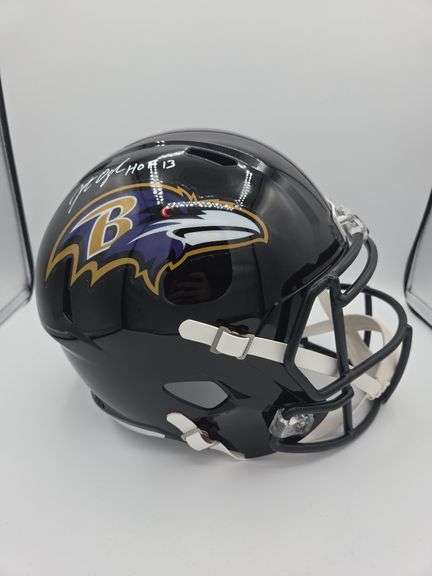 Jonathan Ogden  Signed Ravens Helmet W COA image