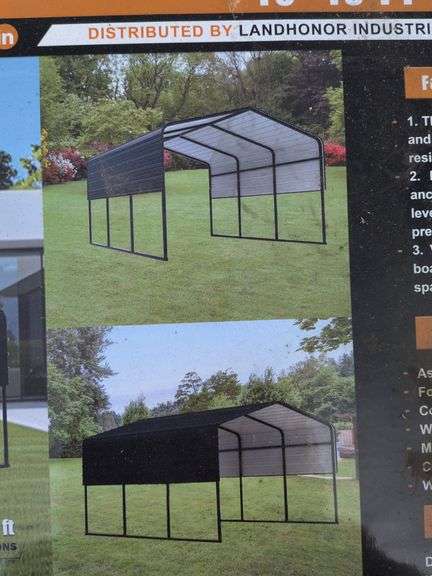 16'x13' Metal Carport image