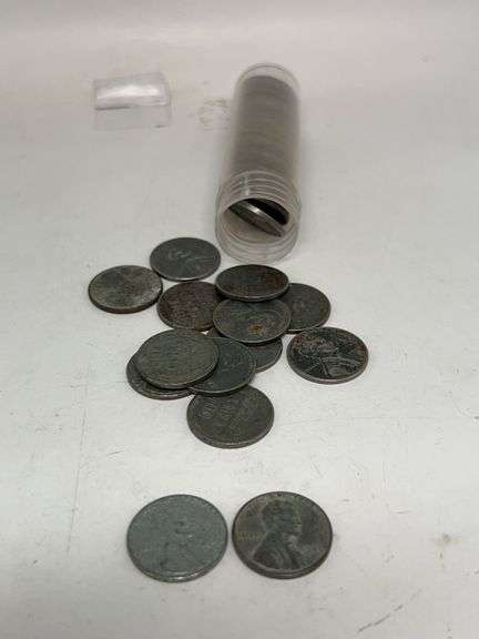 (50) Steel Pennies Various Dates image