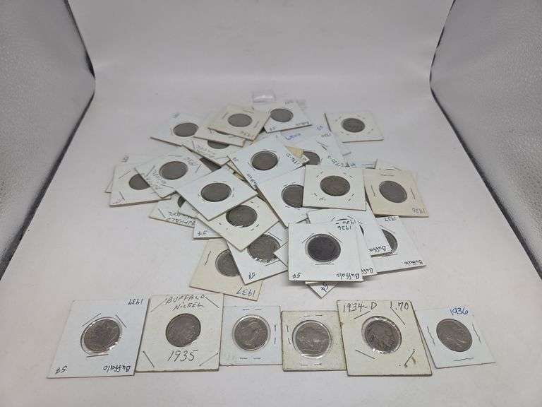 50 Buffalo Nickels Various Dates image