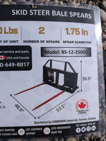Skid Steer Bale Spear image