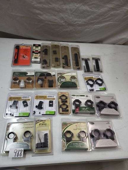 Gun scope mounting accessories. Weaver, leupold, Burris, Redfield, Millett image