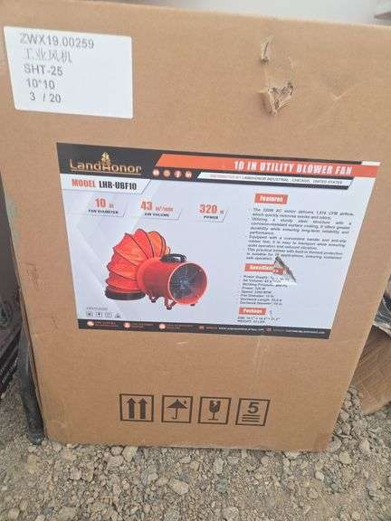 10in Utility Blower Fan image