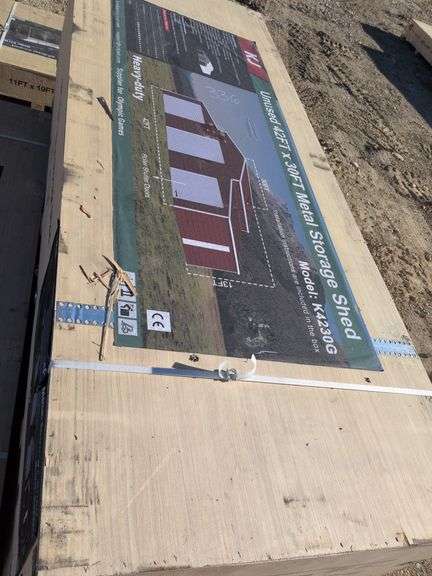 42ft x 30ft Metal Storage Shed image