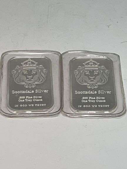 2 1 Troy OZ .999 Fine Scottsdale Silver image