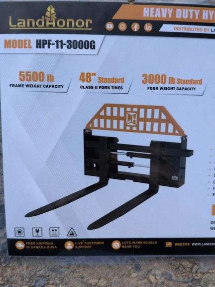 Heavy Duty Hydraulic Forks and Frame image