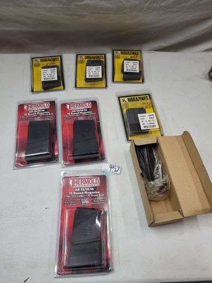 Triple K 1559 m colt magazines (m-16, ar-15) Thermod magazines AR-15/M-16, stripper clips lot image