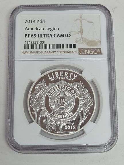 2019 P American Legion PF69 Ultra Cameo image