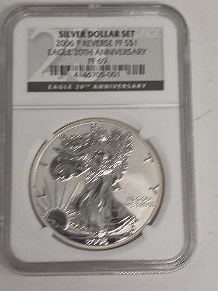 2006 P Silver Eagle Reverse 20th Anniverasry image