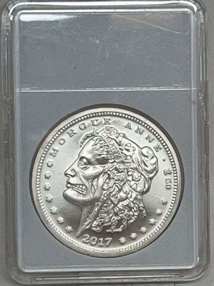 Currency of The Apocalypse Zoback's 2017 1 Oz .999 Fine Silver Round image