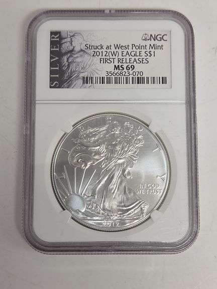 2012 W Silver Eagle First Release MS 69 image