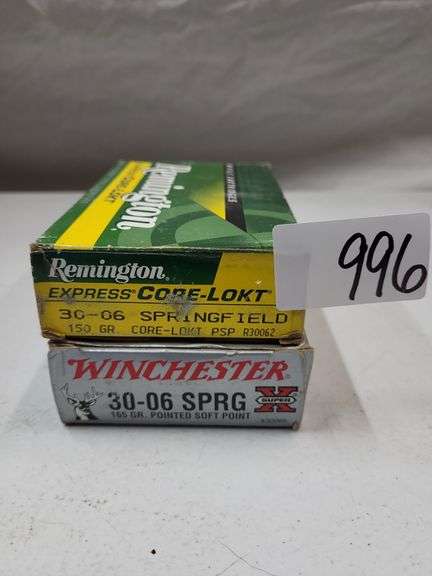 Winchester Super X & Remington Express Core-Lokt 30-06 Rifle Cartridges image