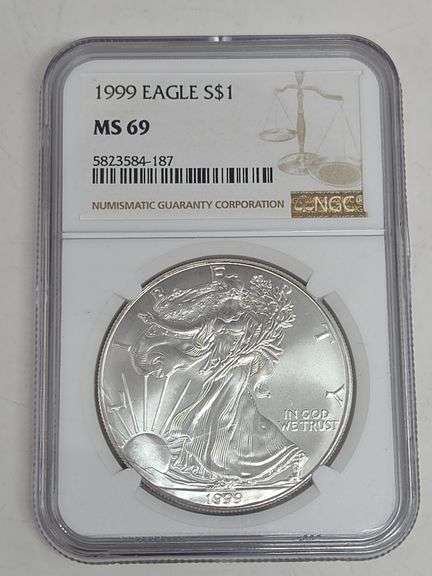 1999 Silver Eagle MS69 image