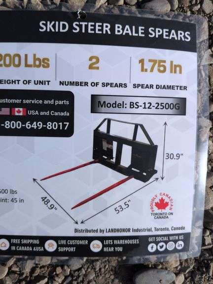 Skid Steer Bale Speer image