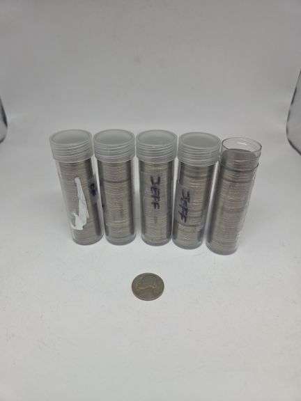 5 Rolls 1942-1947 Nickels image