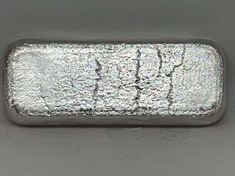 100 Troy oz Johnson Matthey Silver Bar image