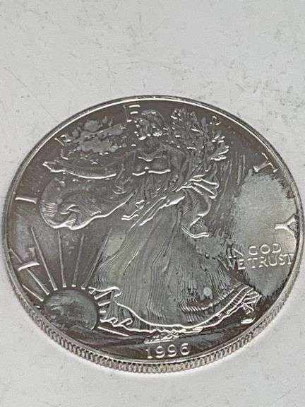 1996 Silver Eagle BU .999 Fine Silver image