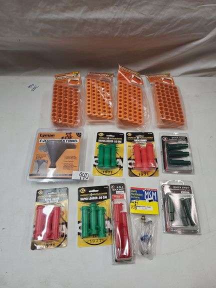 Rifle bullet loading blocks, funnel, quick shot muzzle loader loading tools, cleaning tube 6x1mm image