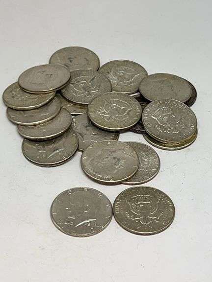(20) Kennady Half Dollars Various Dates (40% Silver) image