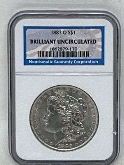 1883 O Morgan Coin B/U image